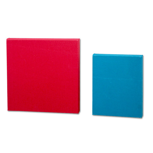 Red Stretched Canvas / Blue Stretched Canvas