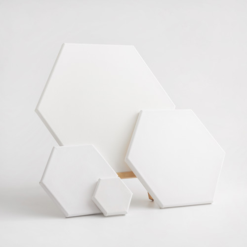 Hexagonal Stretched Canvas